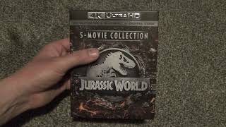 Jurassic World 5-Movie Collection 4K Ultra HD + Blu-Ray + Digital Unboxing