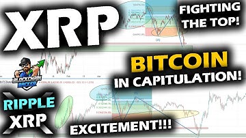 HERE WE GO! The BIG MOMENT for Bitcoin Price Capitulation as Ripple XRP Price Chart FIGHTS THE FIBS!