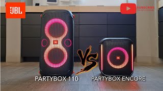 JBL Partybox 110 vs JBL Encore sound battle🔥🔥