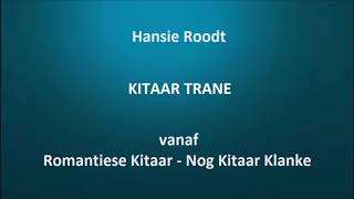 Video voorbeeld van "Hansie Roodt - Kitaar trane"