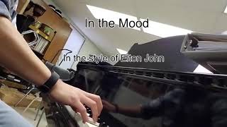 Glenn Miller - In The Mood Piano - In The Style Of Elton Johns Version