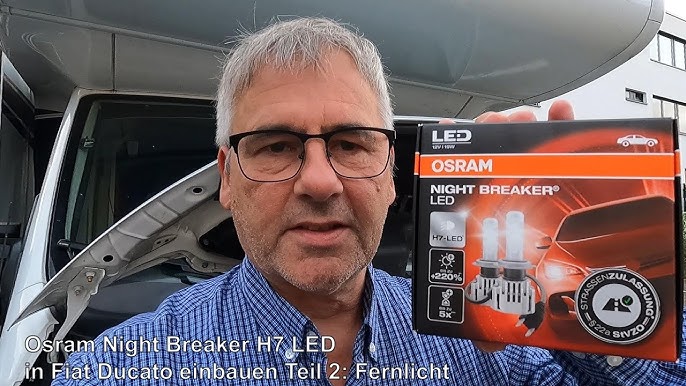 Osram Night Breaker H7 LED in den Fiat Ducato einbauen Teil 1: Abblendlicht  