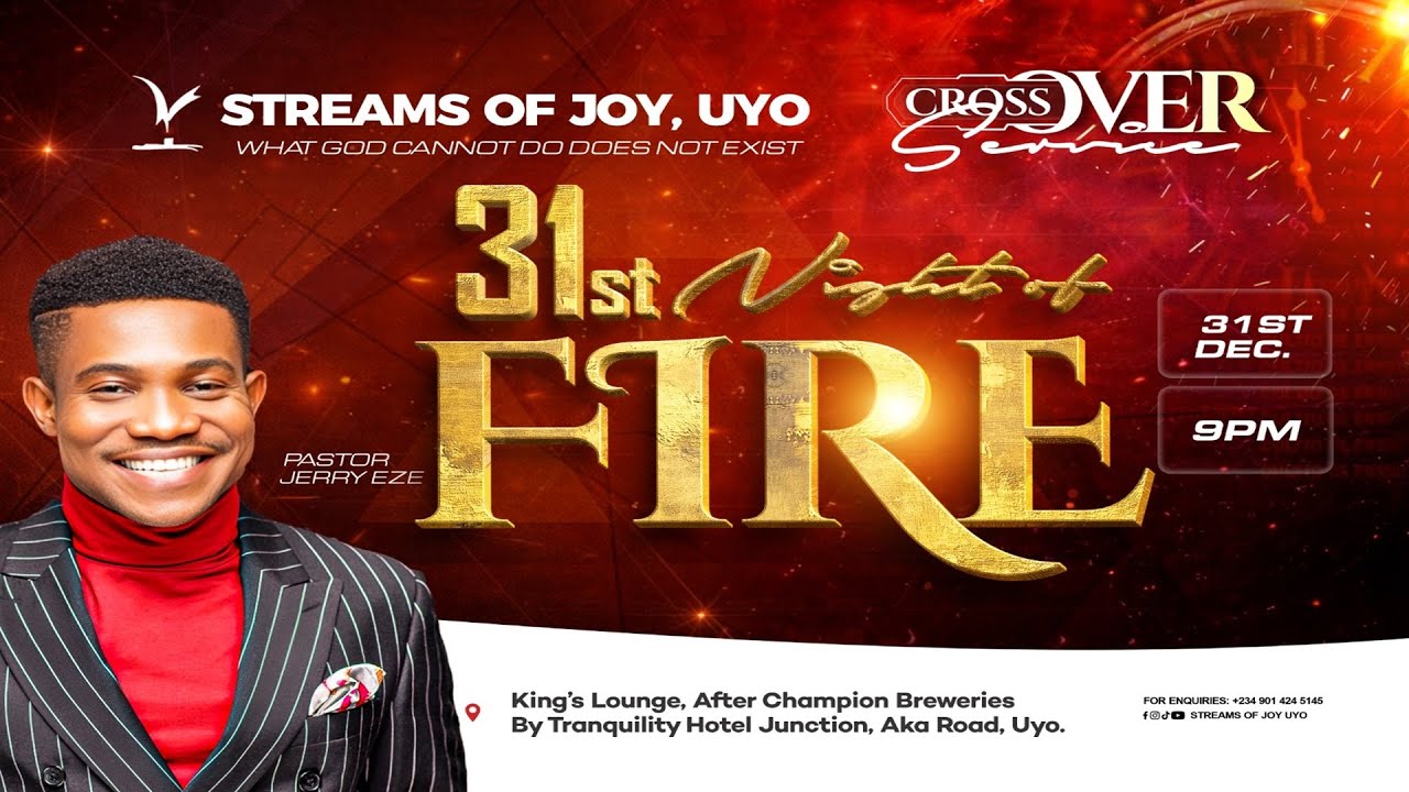 31ST NIGHT OF FIRE || CROSSOVER SERVICE || 31ST DECEMBER 2025