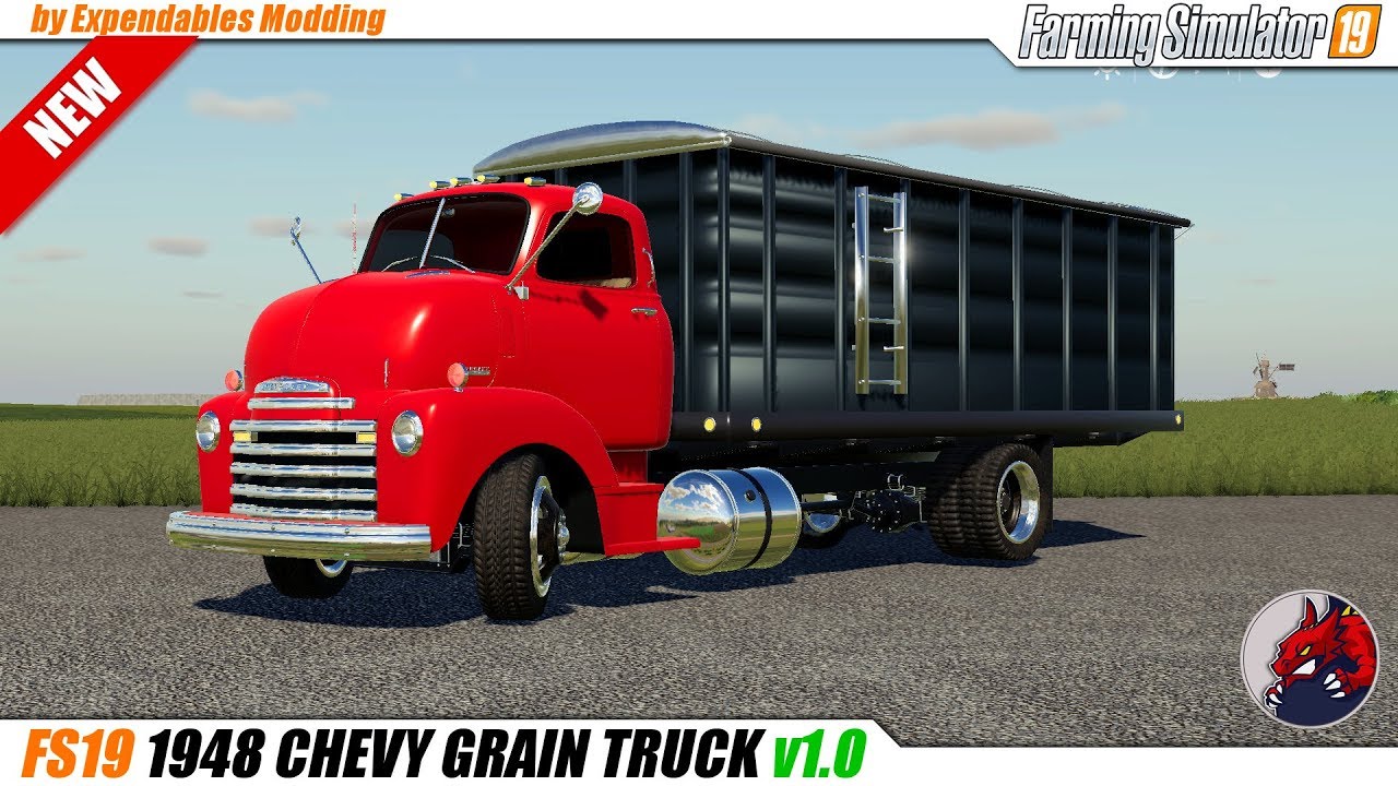 Review, FarmingSimulator19, FS19, FS19ModReview, FS19ModsReview, 1948 CHEVY ...