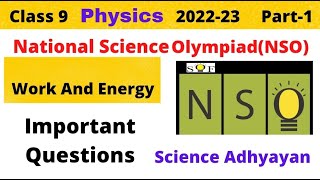 Work And Energy Class 9 Olympiad Questions |NSO|Olympiad Practice Questions 2022-23| SOF