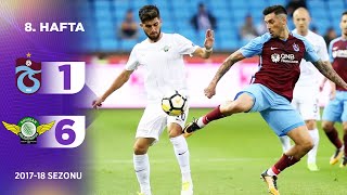 Trabzonspor (1-6) Akhisarspor | 8. Hafta - 2017/18