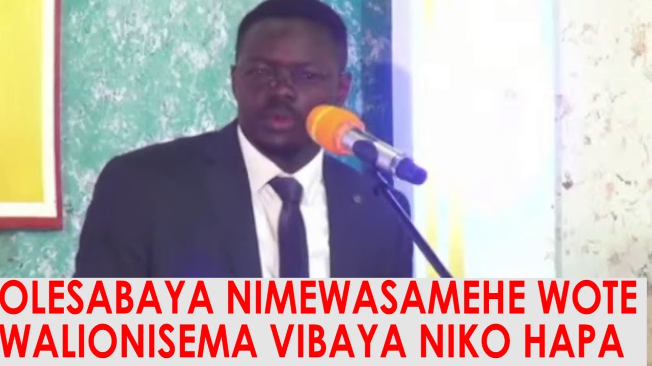 LENGAI OLESABAYA AWALIZA WATU KANISANI 