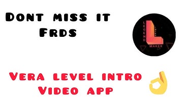 Intro making video🎥 in tamil the best app legend intro maker 💯👍#very useful for YouTube beginners 🥰🥰