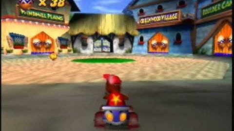 Diddy Kong Racing-Adventure Mode with Intelligent CPUS-Dragon Forest Challenges-Part 10