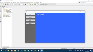 Membuat dynamic panel java Netbeans