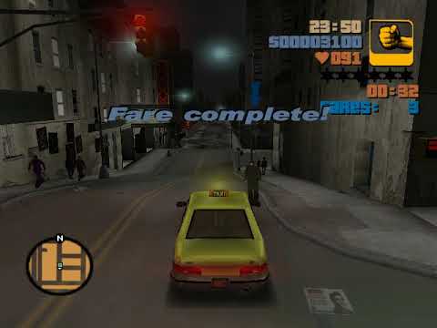 GTA 3  ქართულად  ტაქსისტს პოლიცია აეკიდა!