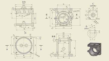 Tutorial Inventor - 134 PRESSURE REGULATOR BODY (Part-094)