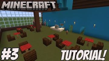 Minecraft: How to Build the Krusty Krab Tutorial - |Part 3|