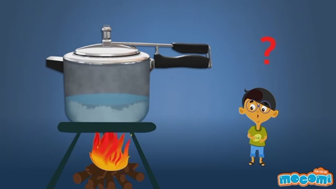 How does a Pressure Cooker Work? - Science for Kids | Educational Videos by  Mocomi Kids - YouTube