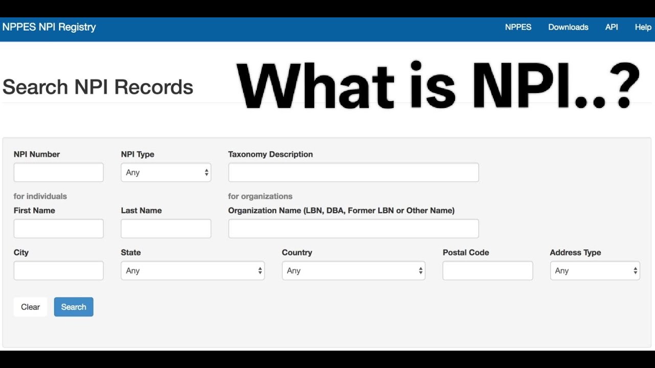 What is NPI Number...? - YouTube