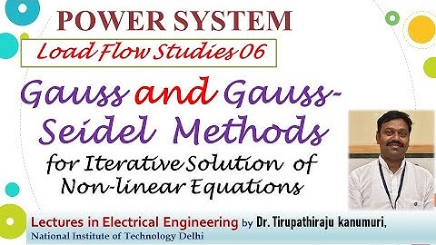 PS107 Gauss and Gauss-Seidel  Methods  for Iterative Solution  of Nonlinear Equations