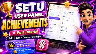 SETU User Panel Achievements Full Tutorial | Manage Achievements Step-by-Step screenshot 3