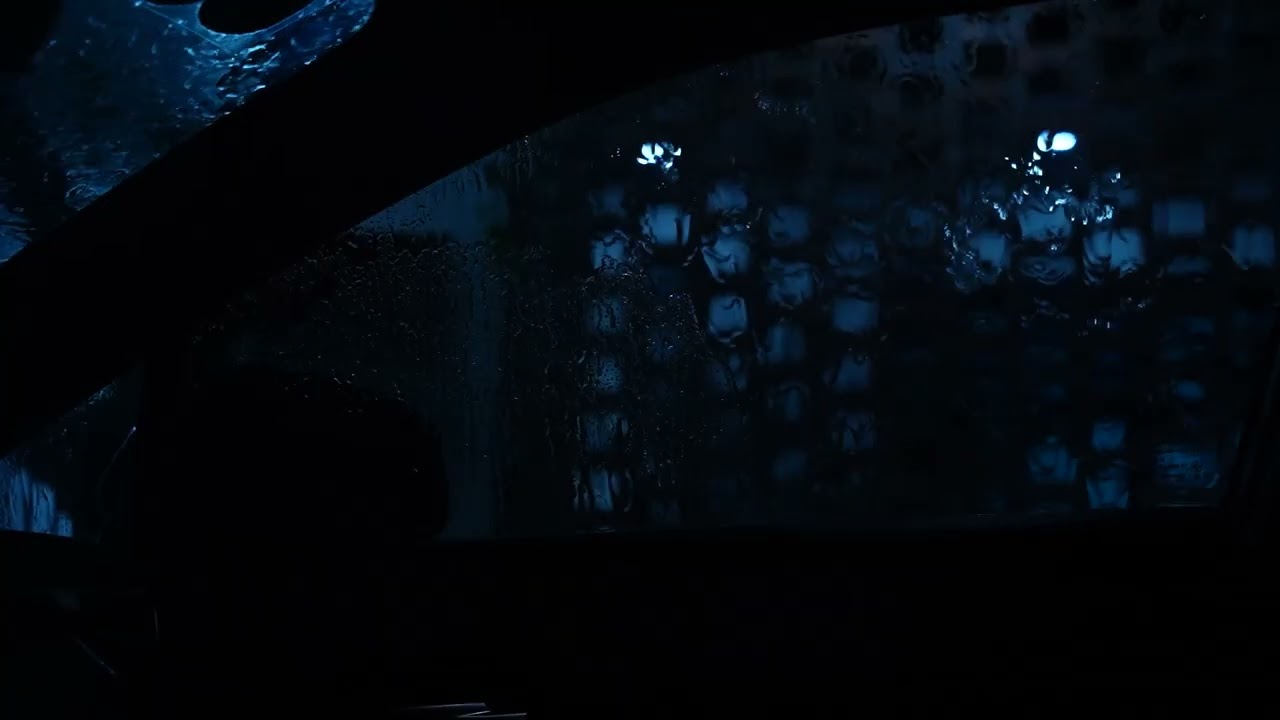 Stop Overthinking Tonight with Heavy Rain & Thunder on Car in Wild Storm at Night