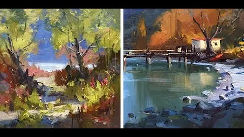 Walk to the Lake 1&2 Painting Lessons