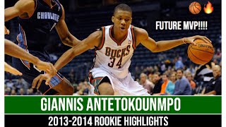 Rookie Giannis Antetokounmpo EPIC First NBA Season Offense Highlights (2013-14) - Future MVP!