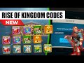 WORKING RISE OF KINGDOMS CODE 2026 - NEW CODES &amp; HOW TO REDEEM RISE OF KINGDOMS CODES