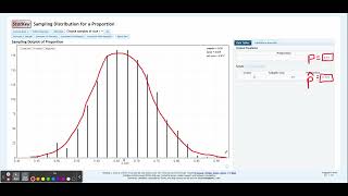Video 2-2 - Sampling Distributions for One Proportion