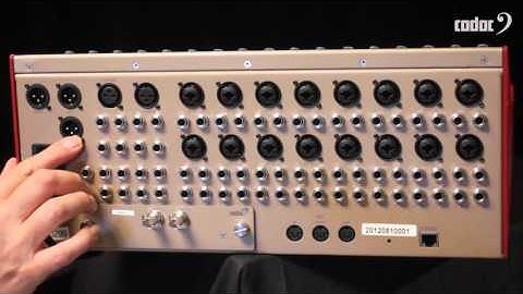 Cadac CDC four: Rear Panel Overview