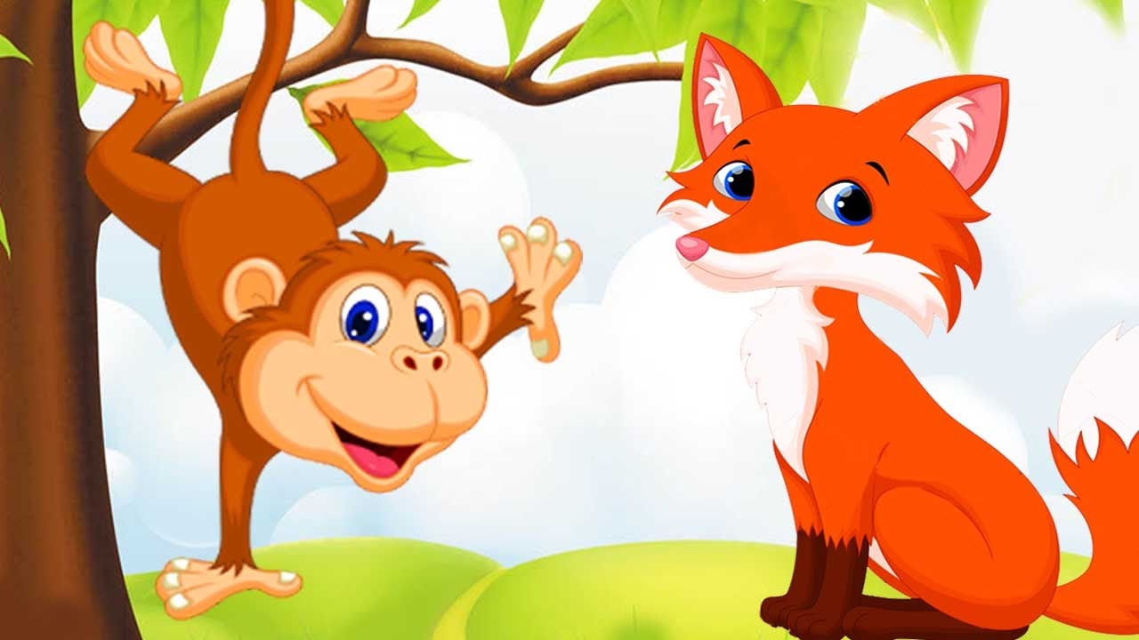 The Clever Jackal And The Smart Monkey Short Stories For Kids With Moral Bedtime Stories Youtube