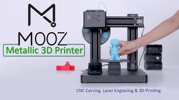 Mooz 3D Printer 3-in-1 Multi Purpose Metalic 3D Printer