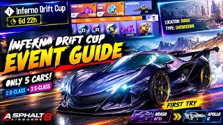 Inferno Drift Cup — 3 Free Ultimate Upgrades | Testing 2 of the 5 Allowed Cars! | Asphalt 8 screenshot 3