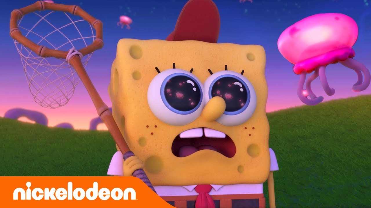 ⁣Kamp Koral | Bob l’éponge attrape une méduse pour la TOUTE première fois | Nickelodeon France