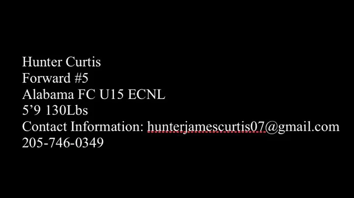 Hunter Curtis updated highlights