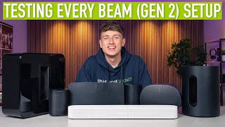 Testing EVERY Sonos Beam (Gen 2) Surround Sound Setup