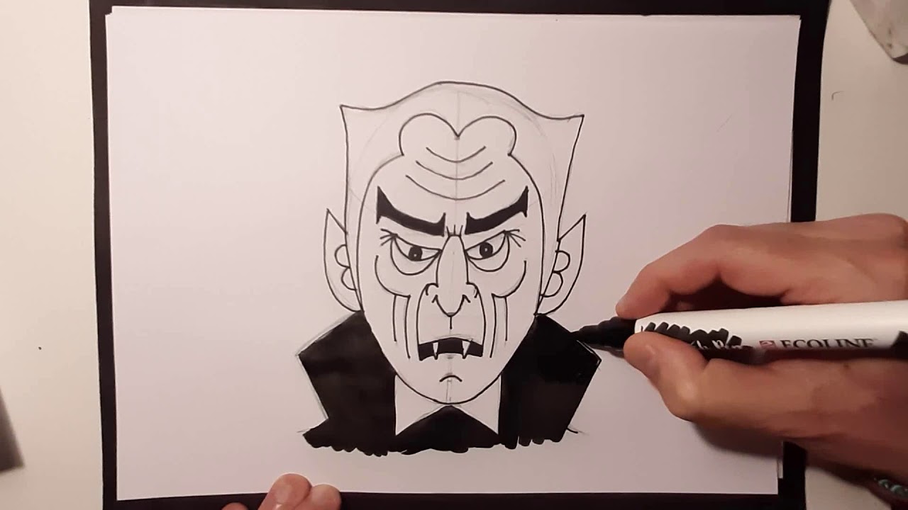 CÓMO DIBUJAR VAMPIROS - YouTube