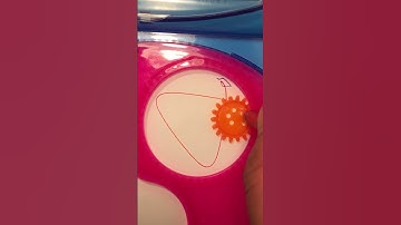 🌹ASMR Spirograph Design 🌹Nice Geometric Design | #shorts #spirograph |#spirography #art #asmr