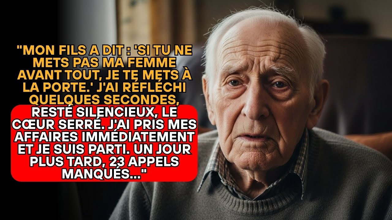MON FILS A DIT ： « METS MA FEMME AU DESSUS DE TOUT OU PARS ! » — IL NE S’ATTENDAIT PAS À CE QUE