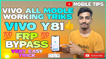 Vivo Y81 Frp Bypass / All Model Support Frp Bypass Triks / Vivo Y81 Frp Remove/by Mobile Tips