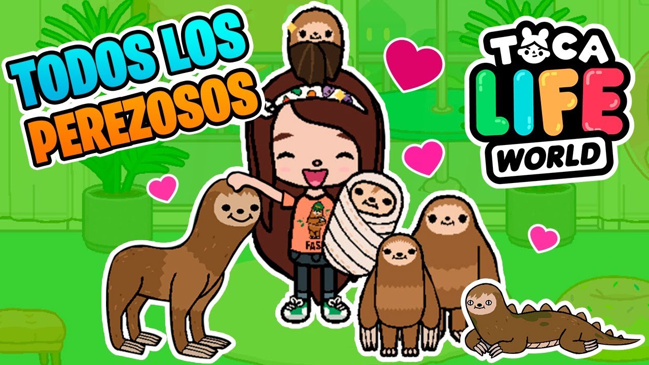 Encuentro y Cuido a los perezosos secretos en Toca Boca Life Luna