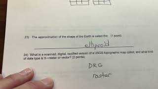 Let s take a GIS exam from 2003