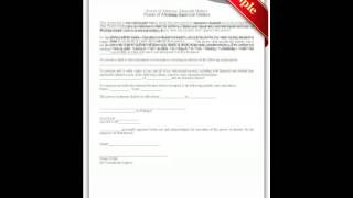 Free Printable "Power of Attorney, Financial Matters" Forms