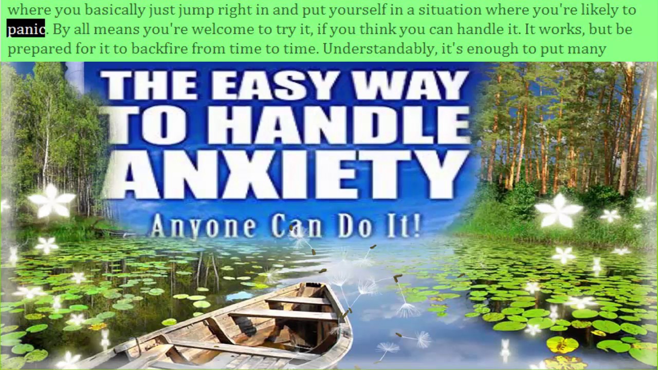The Easy Way to Handle Anxiety by Johnny Montoya (AUDIOBOOK)
