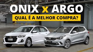 Comparativo: Chevrolet Onix LT ou Fiat Argo Drive - Qual dos dois é a melhor compra?