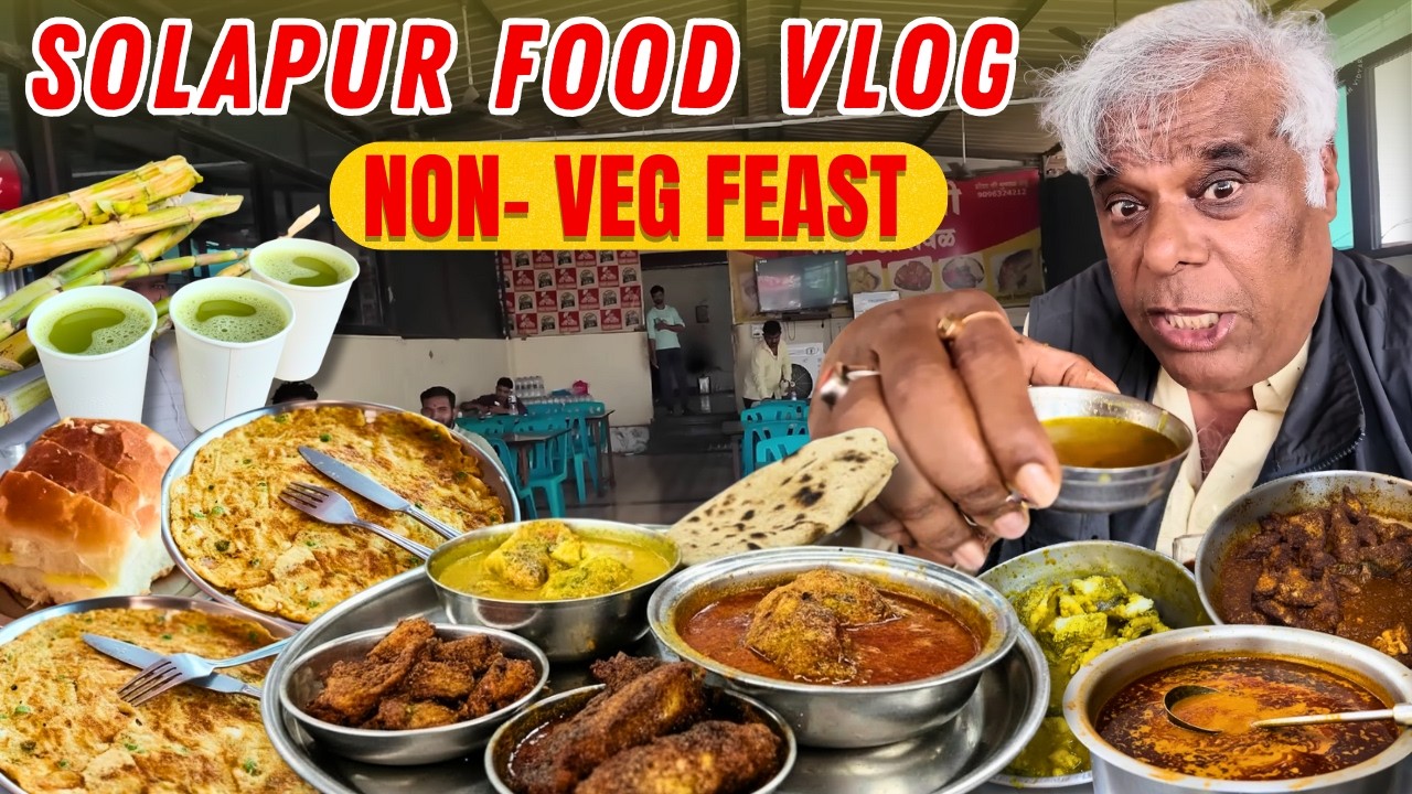 The Ultimate Solapur Food Trail: Masala Fish Fry, Fish with Rassa, Bhakri, Sugarcane Juice & more