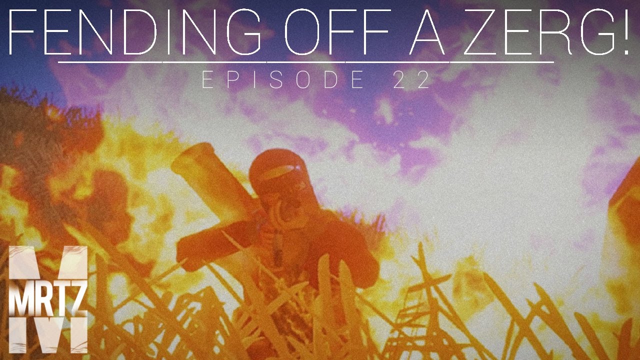 FENDING Off A SALTY ZERG Rust SURVIVAL Ep 22 YouTube