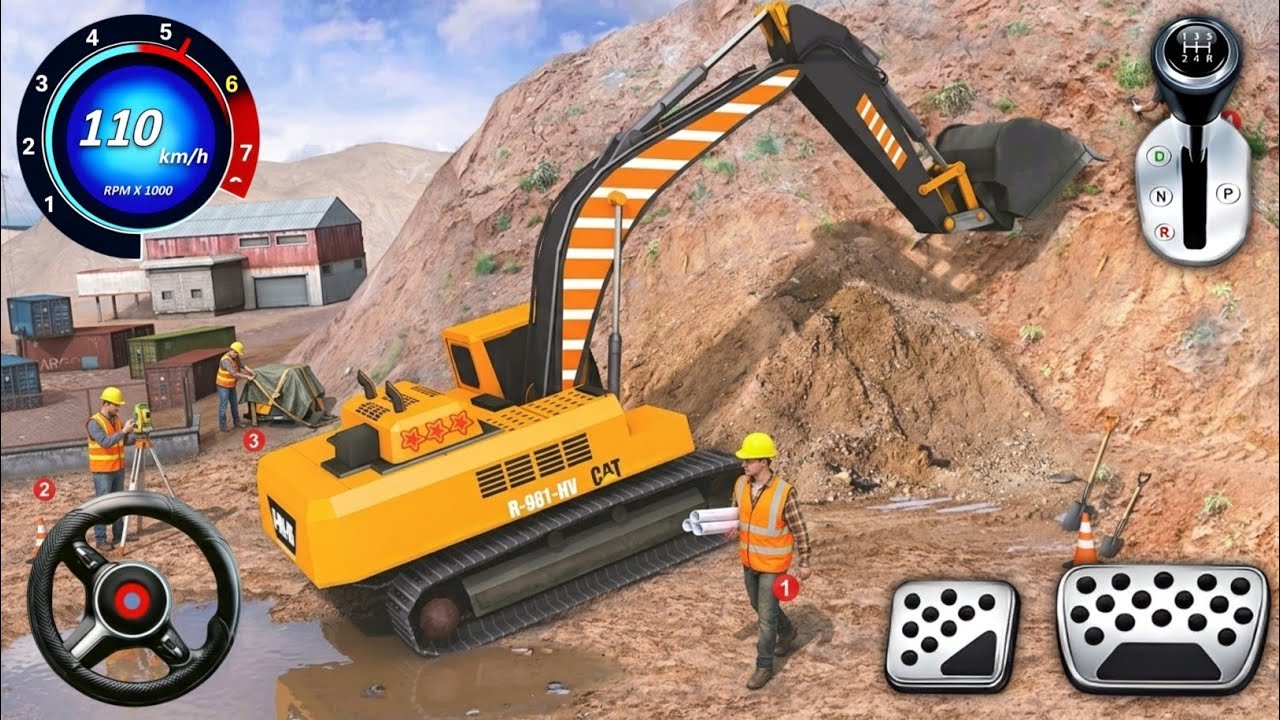 Building a Modern City! 🚧 Road Construction Simulator Realistic Android Gameplay