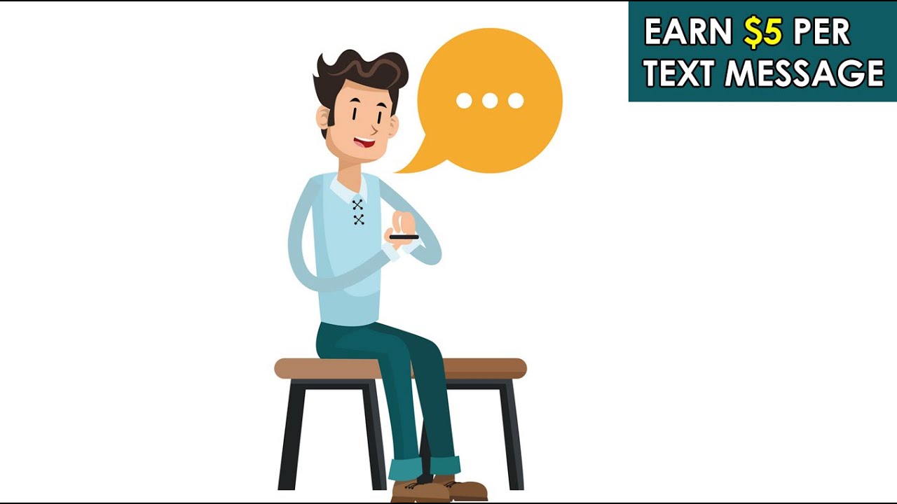 Get Paid $5 Per Text Message (New) (Make Money Online)