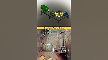 Gearless Power Transmission Mechanism 👎 or 👍🙂 #cadcam #mechanism #mechanicaldesign #industria