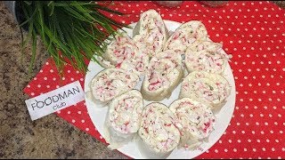 Закуска из лаваша с крабовыми палочками: рецепт от Foodman.club Закуска из лаваша с крабовыми палочками: рецепт от Foodman.club