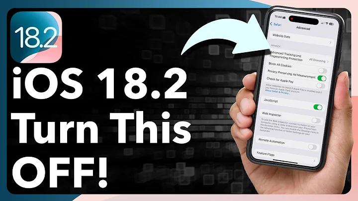 iOS 18.2 - 7 Settings You Need To Turn OFF Right Now!