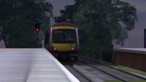 Class 170 Thrashes Horn Through Willington - TS2014